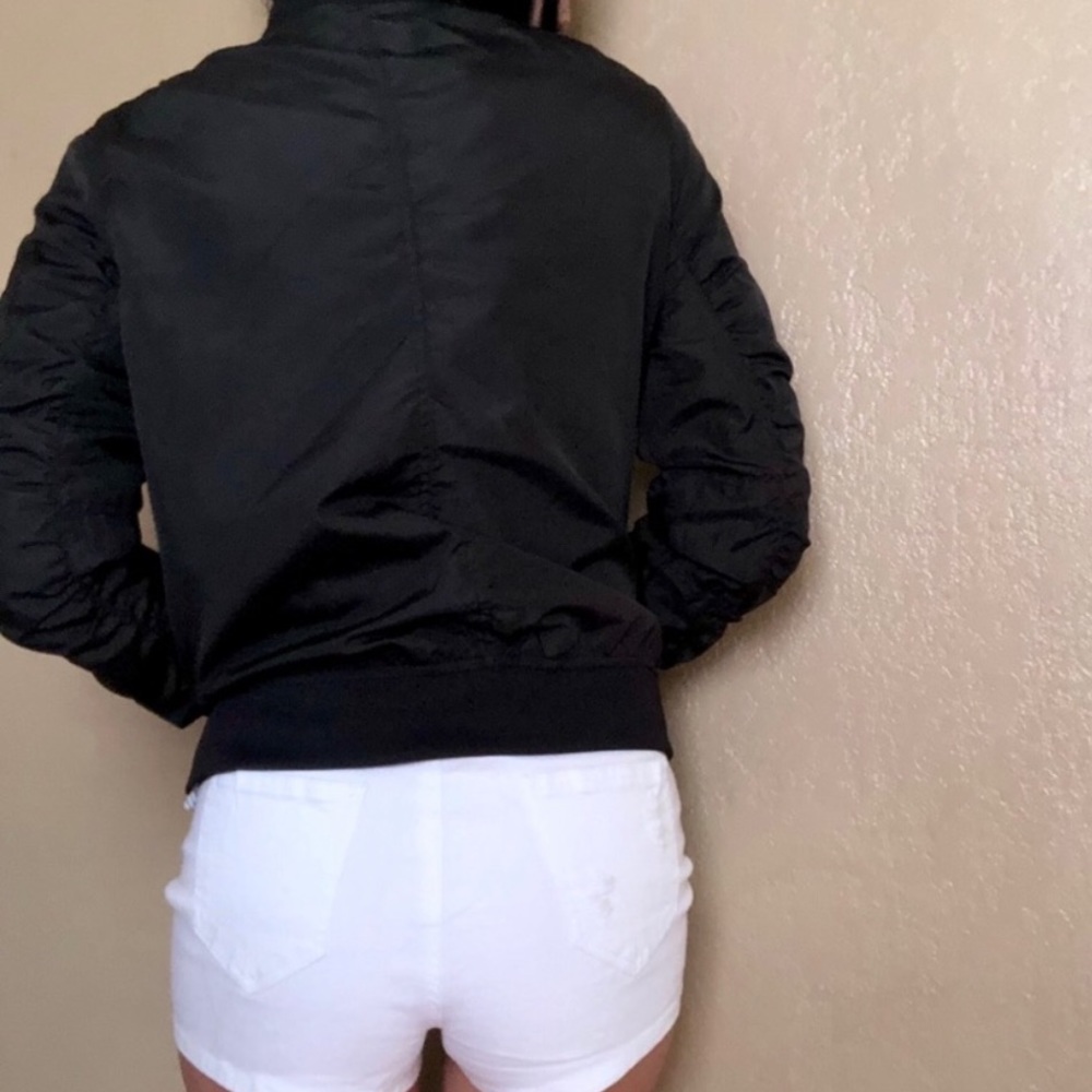 Black Bomber Jacket - Picture 6 of 6